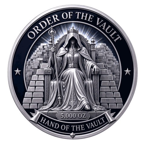 Silver Hand of the Vault seal